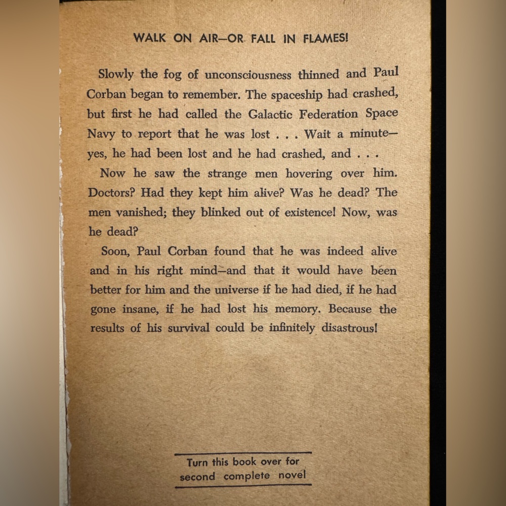 Ace Double Novel Book D-485: The Puzzle Planet and The Angry Espers - Picture 4 of 8